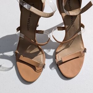 Tamara Mellon Tan Strappy Women's Sandals